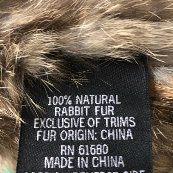 Rabbit fur vest - Picture 3 of 6